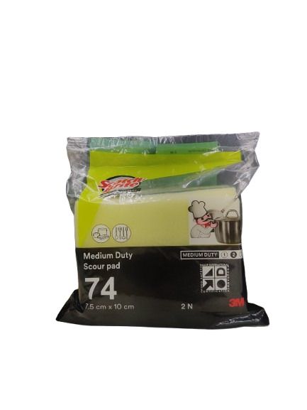 Scotch Brite 2 in 1 Scrub Pad - Pack Of 2  (88)