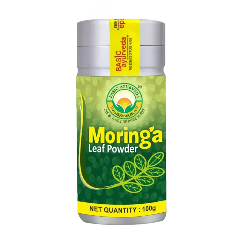 BASIC AYURVEDA Moringa Leaf Powder 100gm (MRP190)