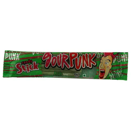 Sour Punk Candy Stick  Apple Flavour 40g