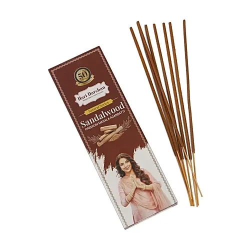 Hari Darshan Sandalwood  incense sticks (100)