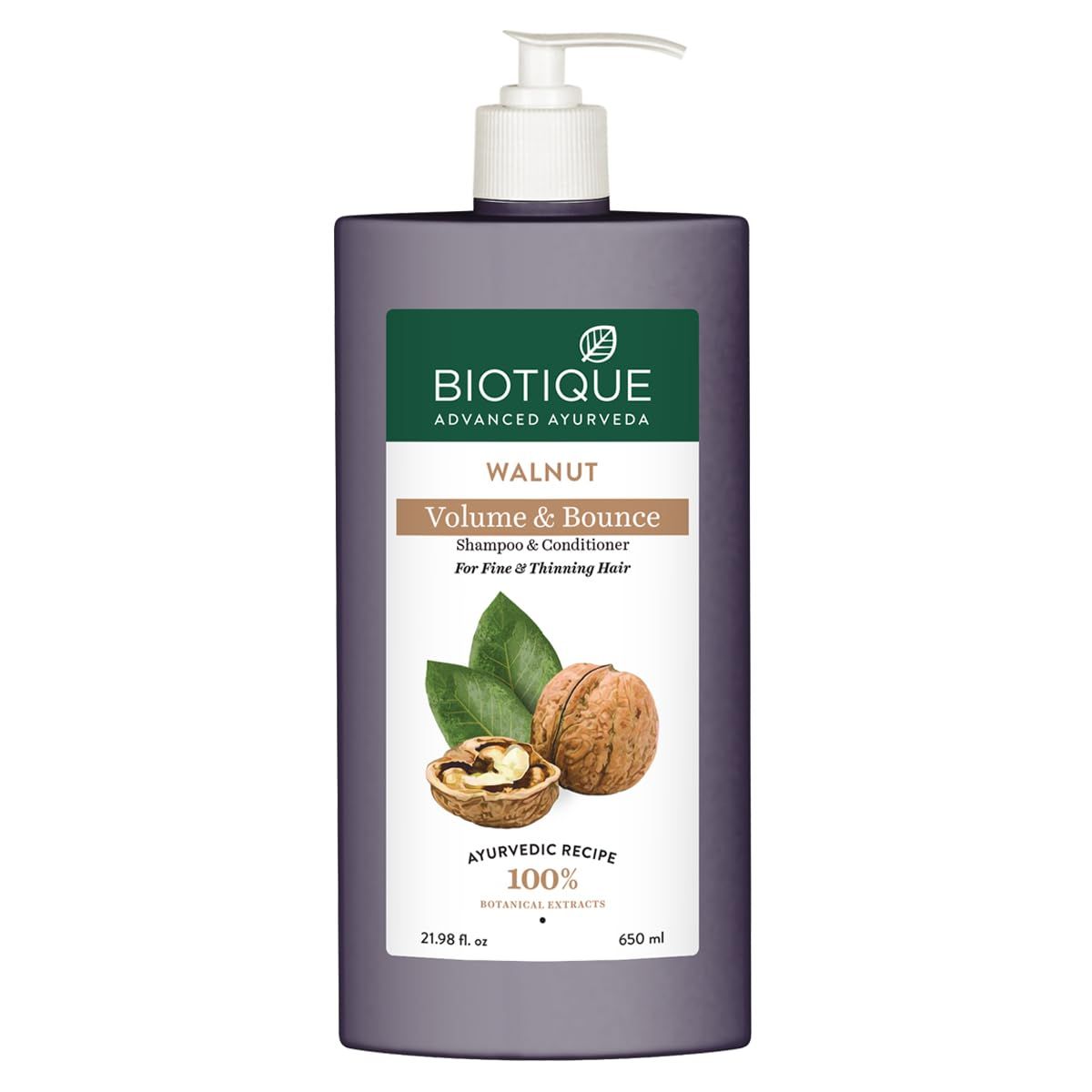 Biotique Bio Walnut Bark Fresh Lift Body Building Shampoo - 650ml (780)