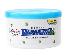 Ayur Herbal Cold Cream, Aloevera - 500gm