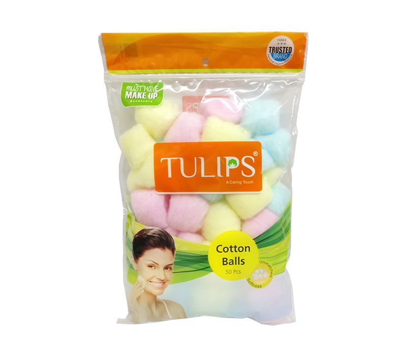 Tulips Cotton balls