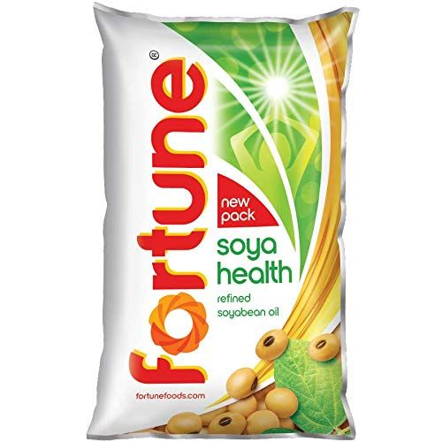 Fortune Soyabean Oil Pouch - 1Ltr. (199)