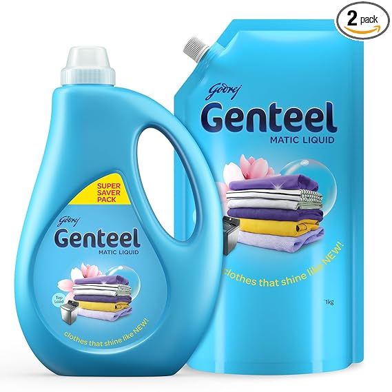Genteel Liquid Detergent Pouch - 2 Ltr. Genteel Liquid Detergent Pouch - 2 Ltr.