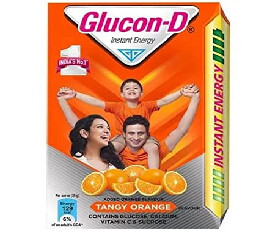 Glucon-D, Orange Flavoured Glucose Based Beverage Mix Refill - 1 Kg  (409)