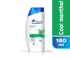 Head &amp; Shoulders Cool Menthol, 180ml Shampoo (218)