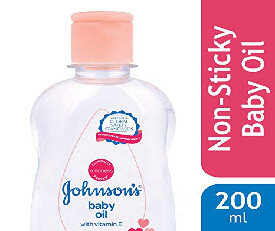 Johnsons Baby Oil with Vitamin E - 200ml (280)