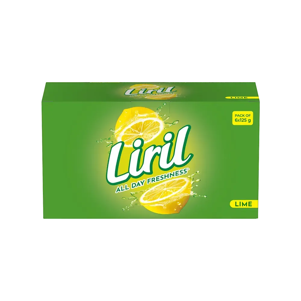 Liril Lime Soap Bar ,125 Gm (Pack Of 4 Pcs)