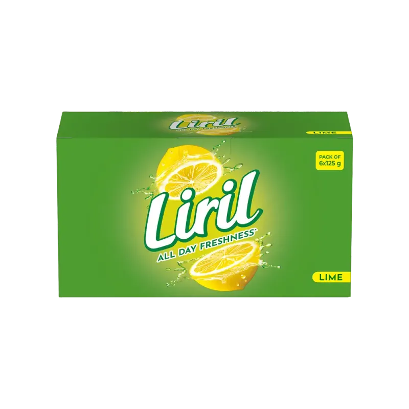 Liril Lime Soap Bar ,125 Gm (Pack Of 4 Pcs)