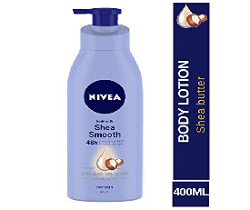 Nivea Shea Smooth Body Lotion for Dry Skin - 400ml (565)
