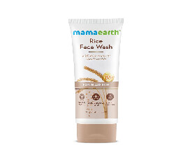 Mamaearth Rice Face Wash With Rice Water &amp; Niacinamide For Glass Skin - 100 Ml(285)