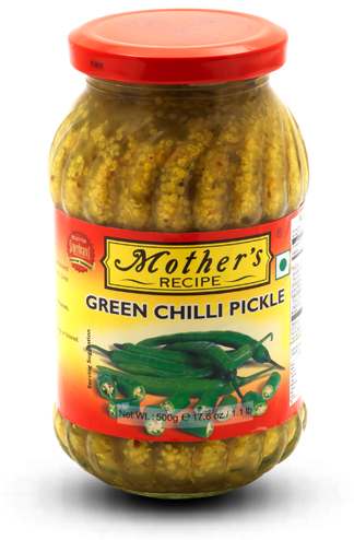 Mothers Recipe Green Chilly Pickle (400gm)