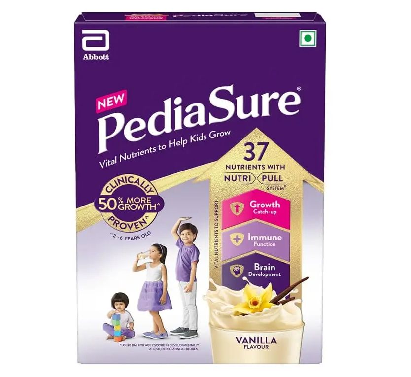 Pediasure Vanilla Flavoured Health &amp; Nutrition Drink Powder - 375g (720)