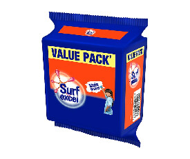 Surf Excel Detergent Bar - 4x200 g