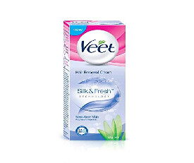 Veet Silk &amp; Fresh Hair Removal Cream, Sensitive Skin - 50g (185)