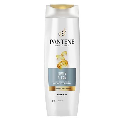 Pantene Lively Clean Shampoo, 340ml (355)