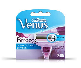 Gillette Venus Female Breeze Blades Cartridge - 2s Pack (475)