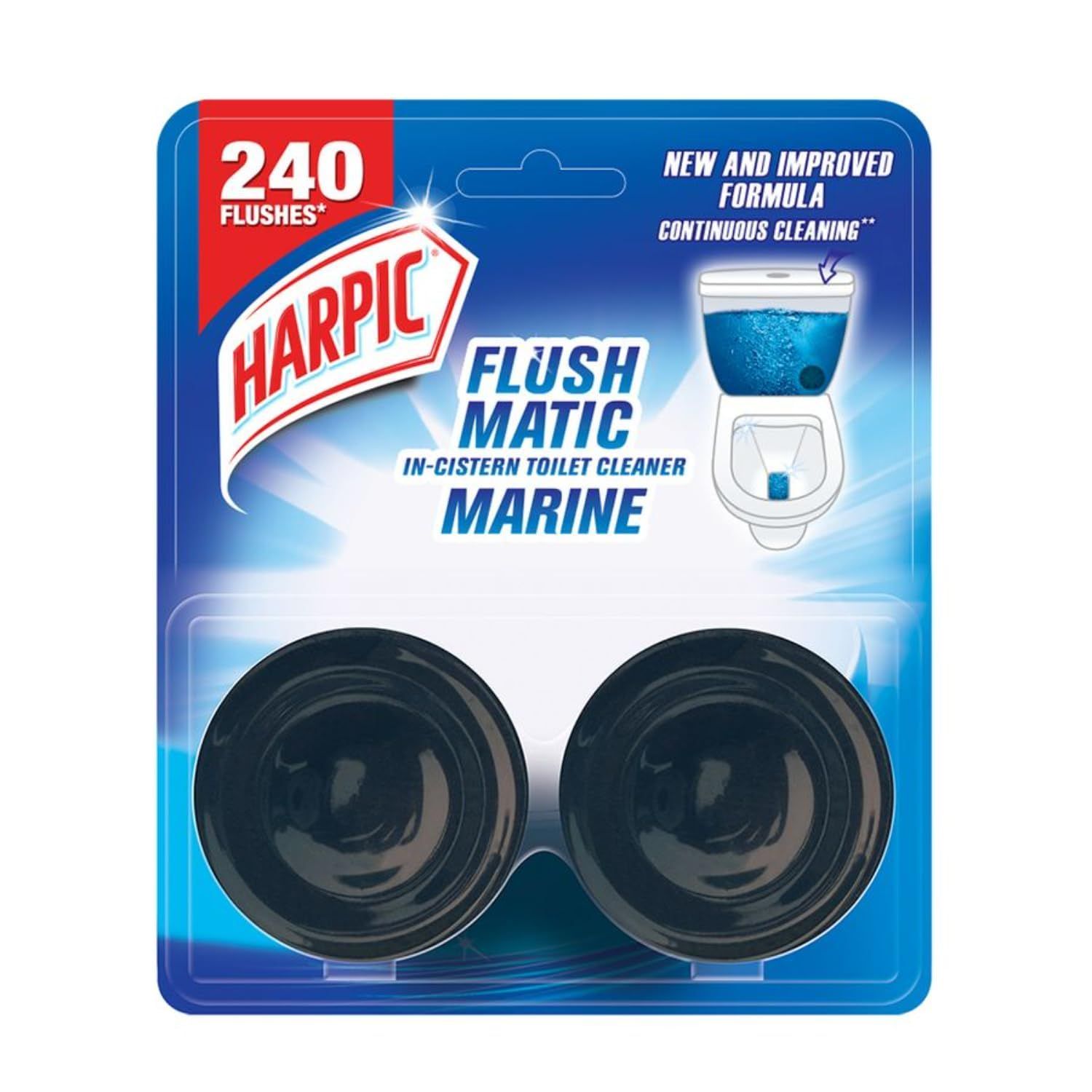 Harpic Flush Matic In-Cistern Toilet Cleaner - 50 g (Pack of 2)