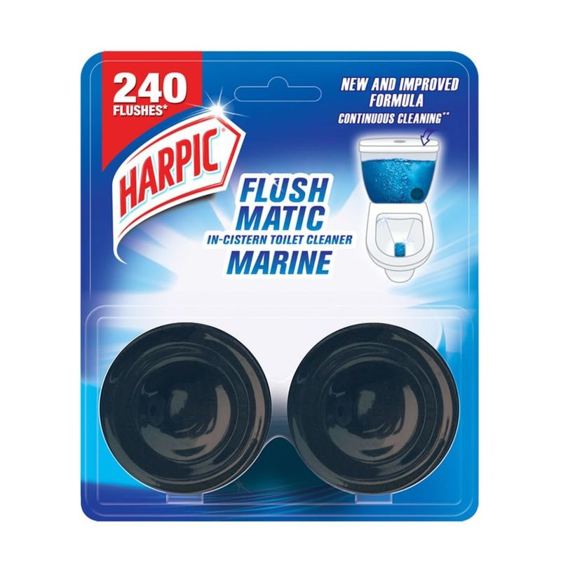 Harpic Flush Matic In-Cistern Toilet Cleaner - 50 g (Pack of 2)