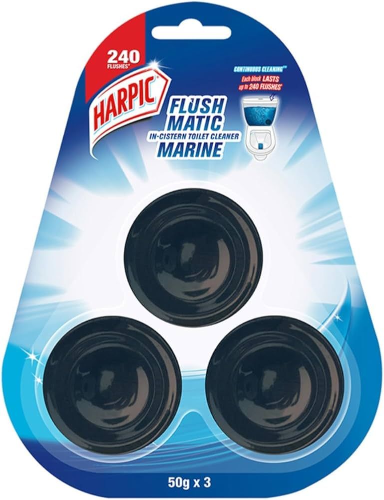 Harpic Flush Matic In-Cistern Toilet Cleaner - 50 g (Pack of 3)