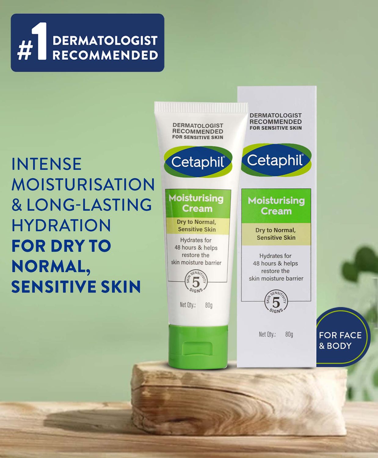 Cetaphil Moisturising Cream - 80g (899)