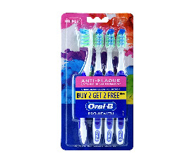 Oral B Pro Health Plaque removal - Medium (Buy 2 Get 2 Free)(150)