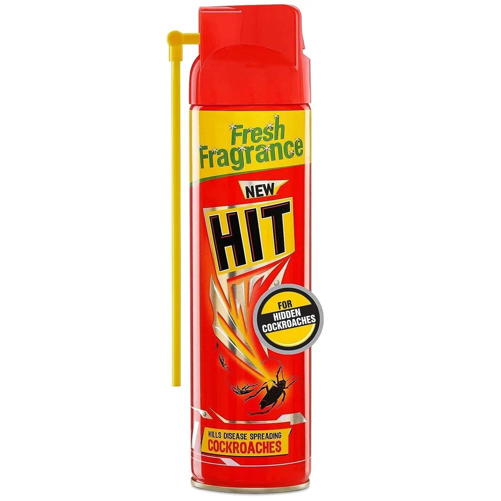 HIT RED Insect Killer Spray for Hidden Cockroaches - 625ml (310)