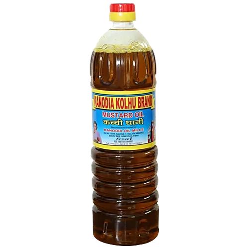 Kanodia Mustard Oil - 1LTR Kolhu Kachi Ghani Kanodia Mustard Oil - 1LTR Kolhu Kachi Ghani