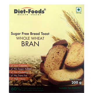 Diet-Foods Rusk Sugar Free 200gm