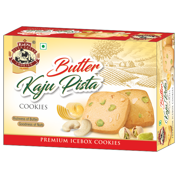 Kidys Butter Kaju Pista Cookies 300gm Kidys Butter Kaju Pista Cookies 300gm