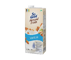 So Good Almond Milk Vanilla Flavour 1Ltr So Good Almond Milk Vanilla Flavour 1Ltr