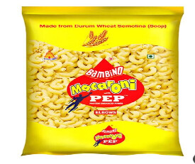 Bambino Pasta, Macaroni Elbow,400gm (MRP 52)