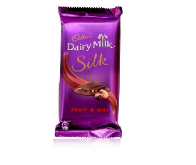 Cadbury Dairy Milk Chocolate Silk Fruit &amp; Nuts 51gm( MRP100)