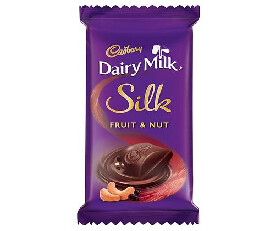 Cadbury Dairy Milk Chocolate Silk Fruit &amp; Nuts 129gm MRP(215)