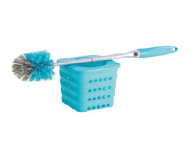 JOYO Round Toilet Brush for Indian &amp; Western Toilet With Stand (MRP 330)