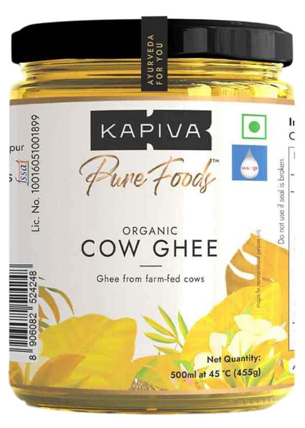 Kapiva Organic Cow Ghee - 1LTR