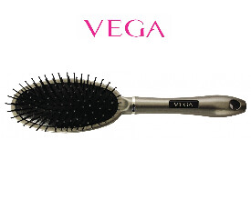 Vega Cushioned Brush, Grey Color Handle and Grey Color brush head(E10-CB) (360)