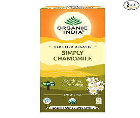 ORGANIC INDIA Simply Chamomile 25 Tea bags (244)