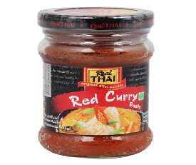Real Thai Red Curry Paste Jar 227gm