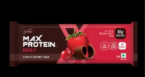 RiteBite Max Protein Daily Choco Berry Bar 50gm (10gm Protein)