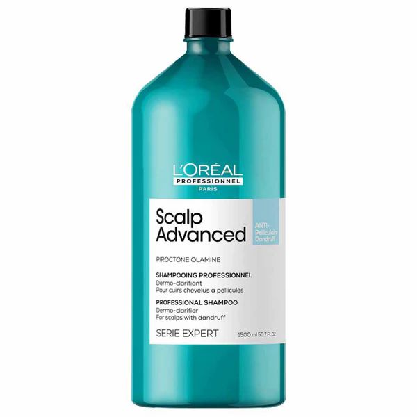 Loreal Professionnel Scalp Advanced Anti-Dandruff Shampoo - 1.5LTR (2800)