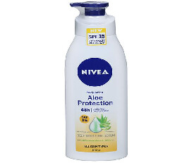 Nivea Body Lotion, Aloe Protection SPF 15 400ml (550)