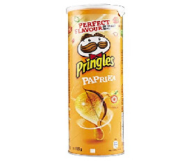Pringles Paprika Potato Chips 165gm