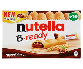  Ferrero Nutella B-Ready Wafer,220 GM (10 Pcs)