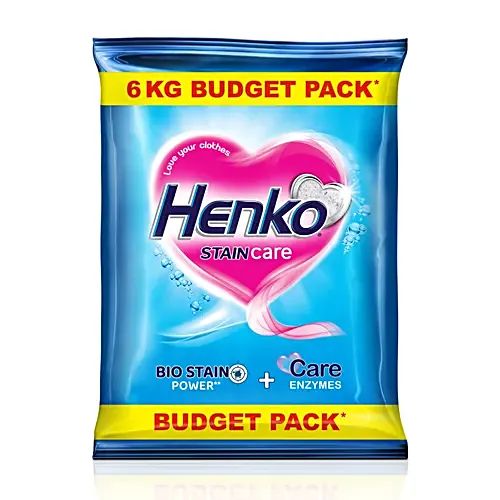 Henko Stain Care Detergent Powder - 6kg