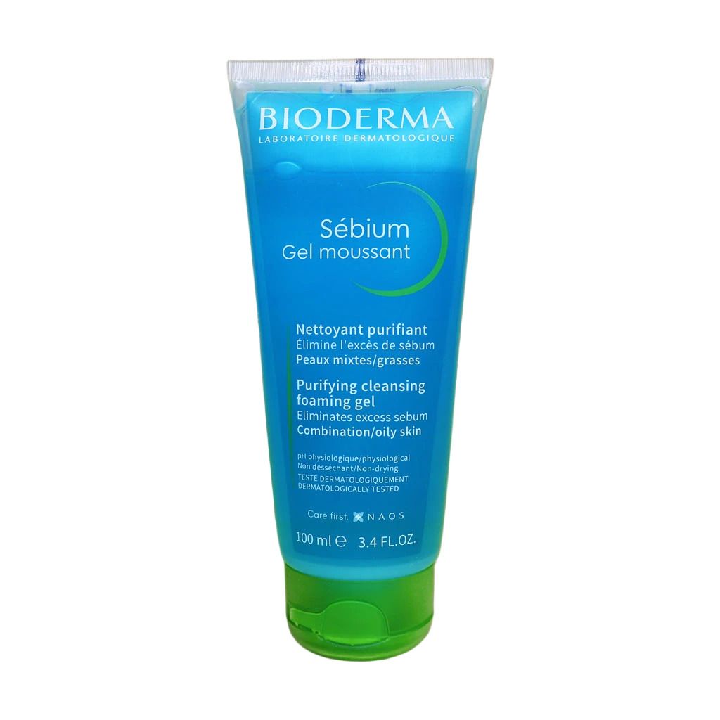 Bioderma Sebium Gel Moussant Purifying Cleansing Foaming Gel For Acne - 100ml (999)