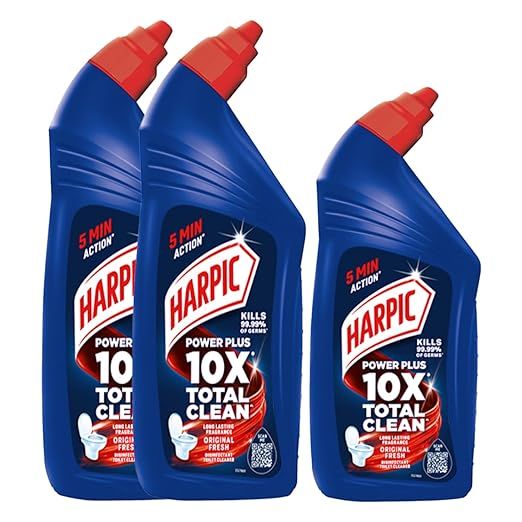 Harpic Toilet Cleaner (Blue) - 2.5 LTR SET (490)