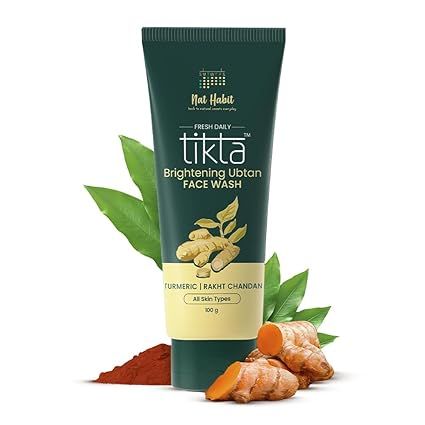 Nat Habit Fresh Tikta Brightening Ubtan Face Wash - 100g -(250)