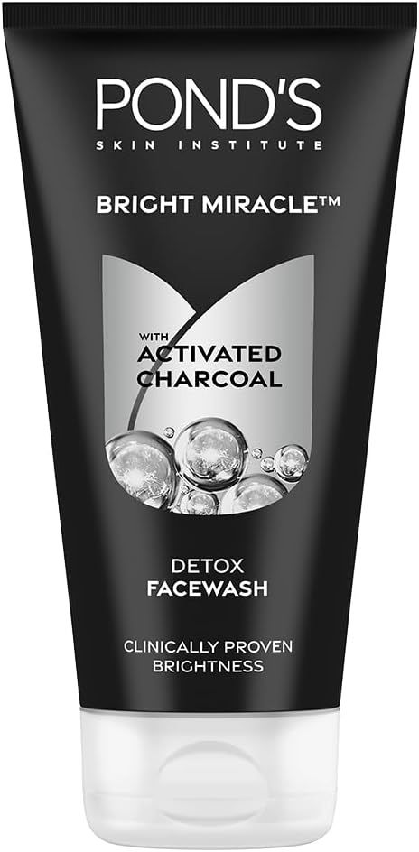 Ponds Bright Miracle Detox Face Wash With Activated Charcoal -100g (249)